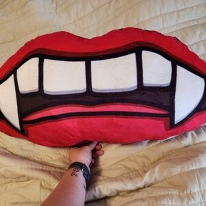 Vampire Squishmallow Type Pillow